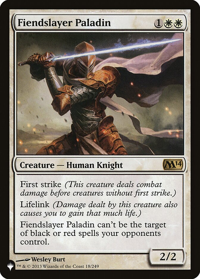 Fiendslayer Paladin [The List] - Trinity Hobby