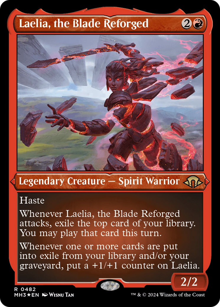 Laelia, the Blade Reforged  [Foil]  (MH3-482) - [Modern Horizons 3] - Trinity Hobby