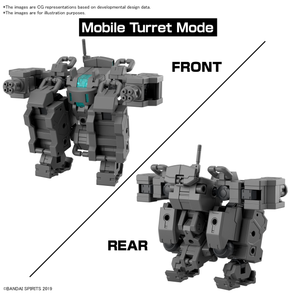 30MM 1/144 Extended Armament Vehicle (SMART TRANSFORMABLE MACHINE Ver.) - Trinity Hobby
