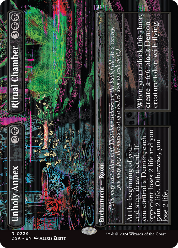 Unholy Annex // Ritual Chamber (Borderless) [Duskmourn: House of Horror] - Trinity Hobby