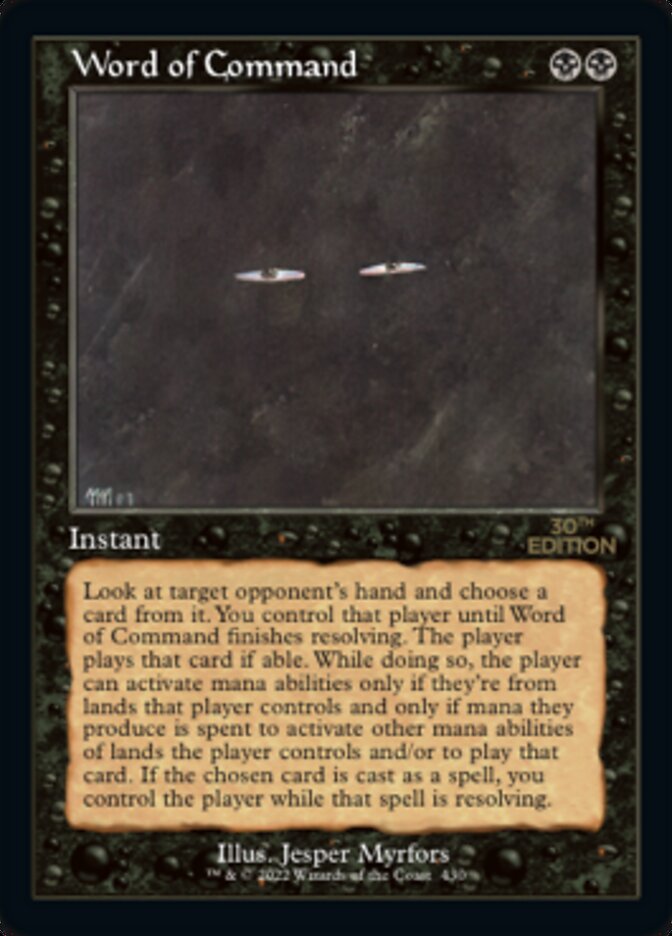 Word of Command (Retro) [30th Anniversary Edition] - Trinity Hobby