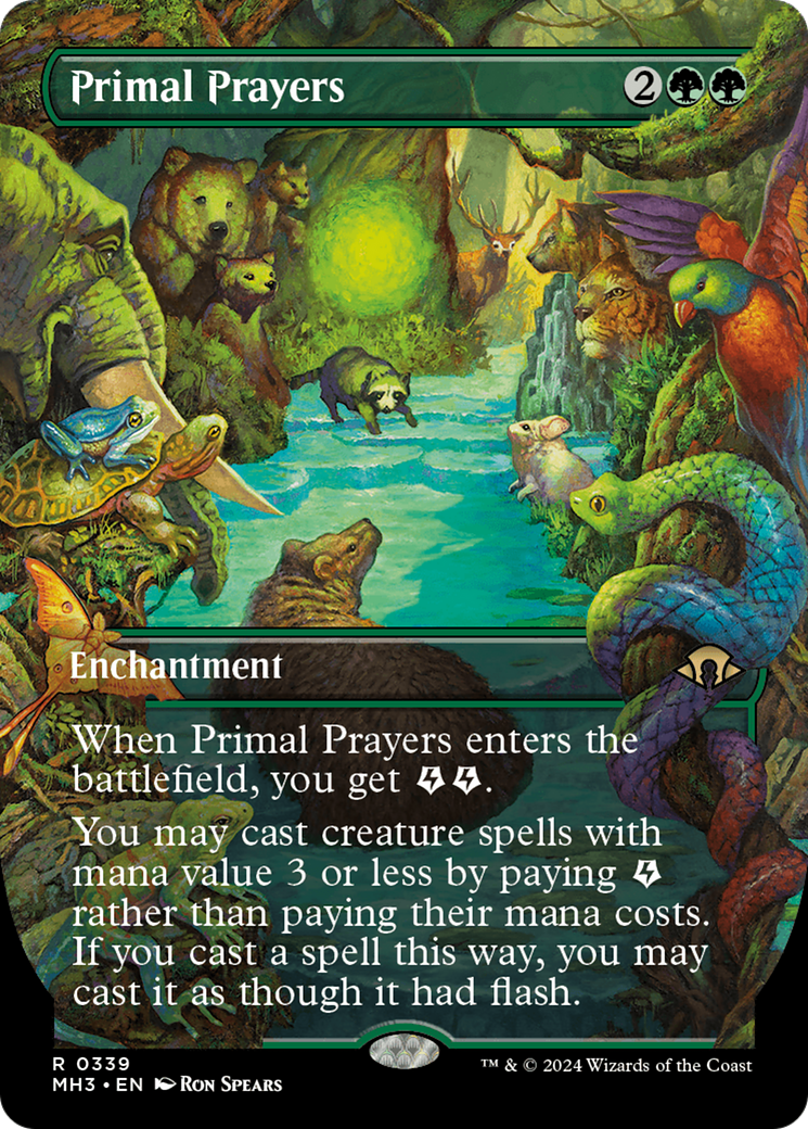 Primal Prayers (Borderless) [Modern Horizons 3] - Trinity Hobby
