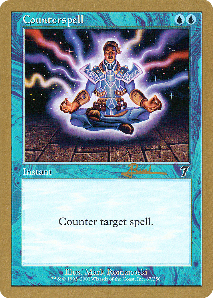 Counterspell (Antoine Ruel) (7ED) [World Championship Decks 2001] - Trinity Hobby