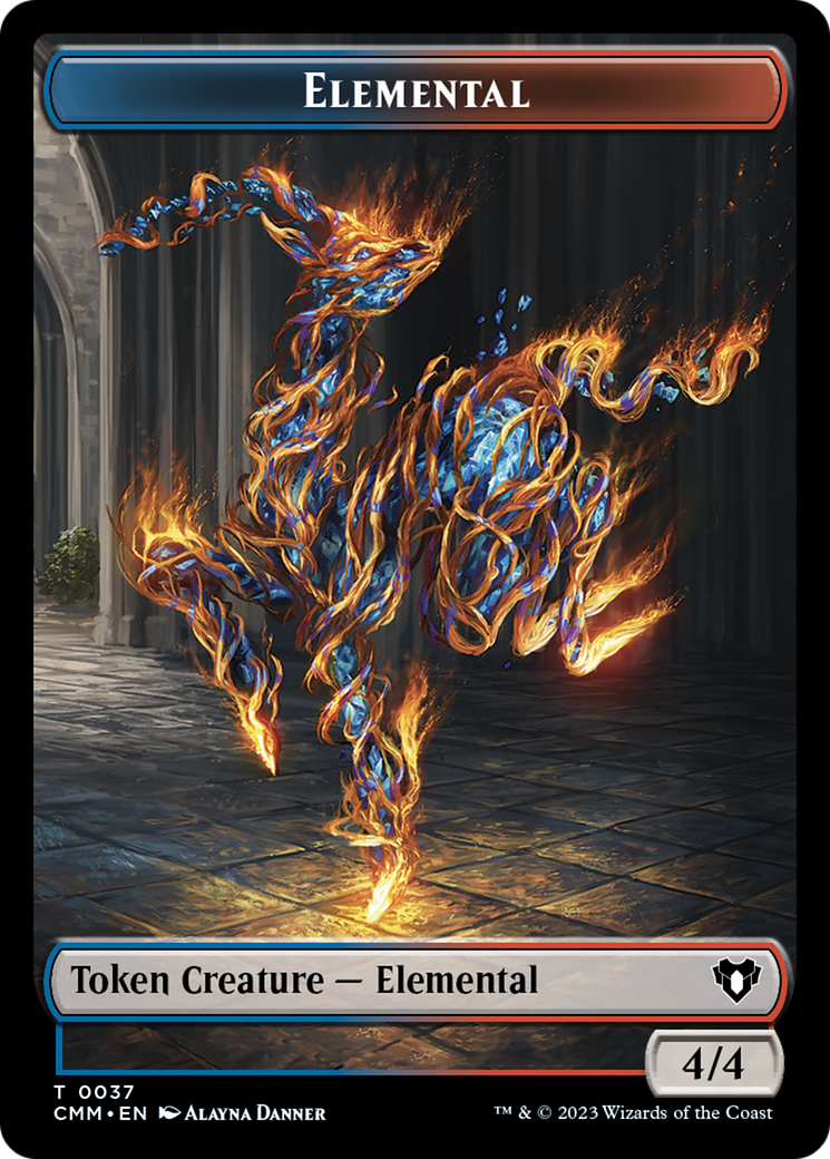 Elemental Token (37) [Commander Masters Tokens] - Trinity Hobby