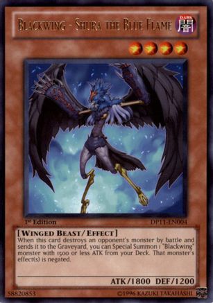 Blackwing - Shura the Blue Flame [DP11-EN004] Rare - Trinity Hobby