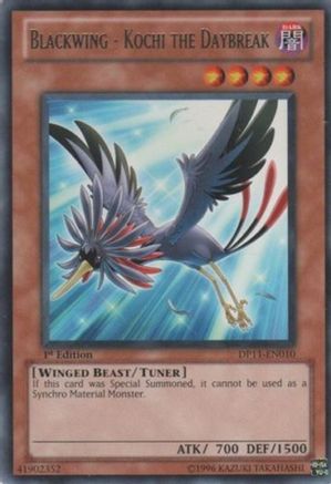 Blackwing - Kochi the Daybreak [DP11-EN010] Rare - Trinity Hobby