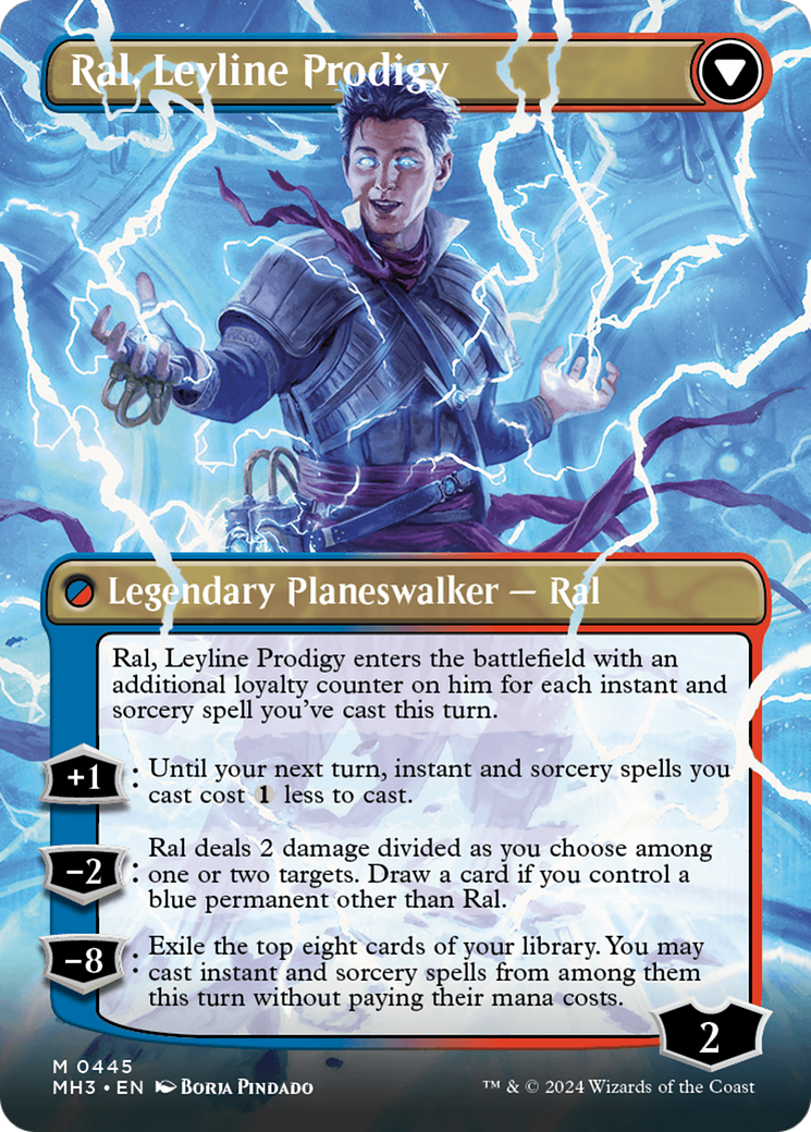Ral, Monsoon Mage // Ral, Leyline Prodigy (Borderless) [Modern Horizons 3] - Trinity Hobby