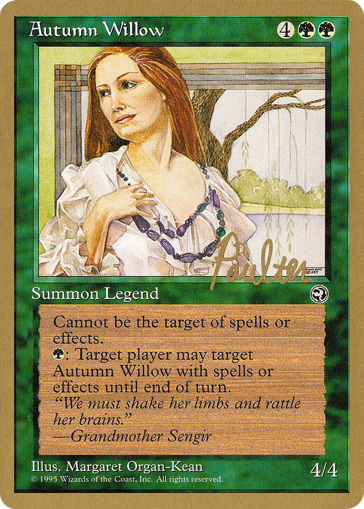 Autumn Willow (Preston Poulter) [Pro Tour Collector Set] - Trinity Hobby