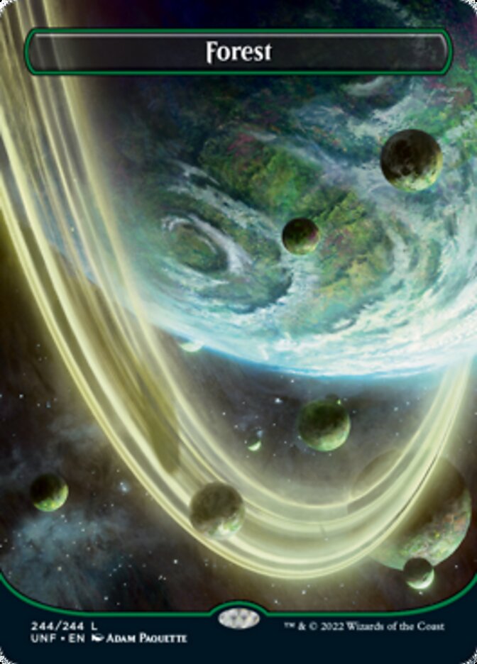Forest (244) (Orbital Space-ic Land) [Unfinity] - Trinity Hobby