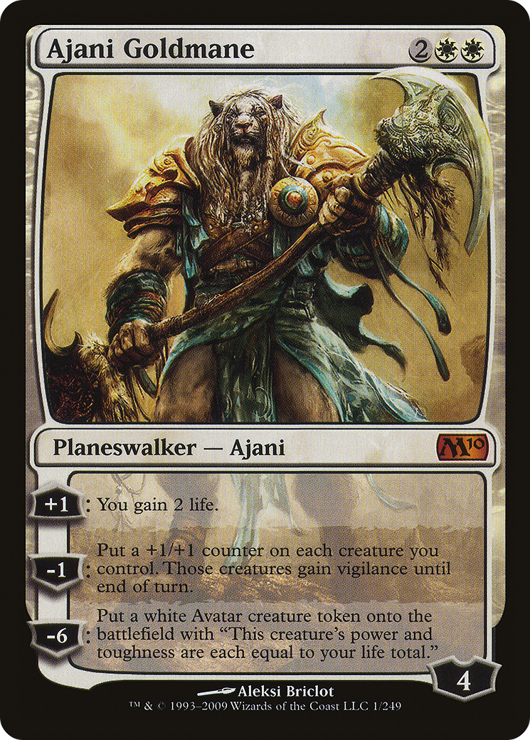 Ajani Goldmane [Magic 2010] - Trinity Hobby