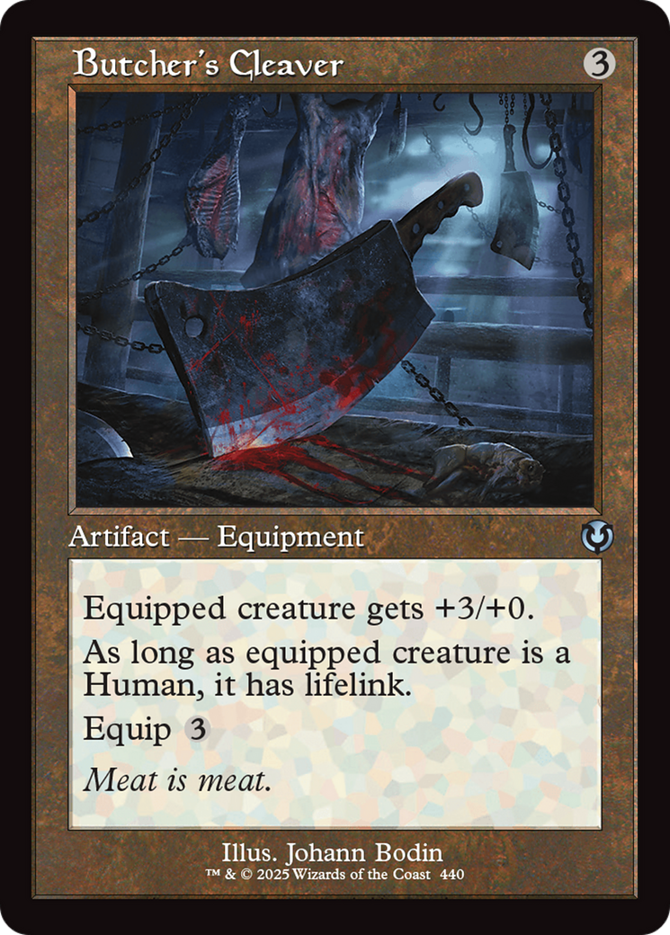 Butcher's Cleaver (Retro Frame) [Innistrad Remastered] - Trinity Hobby