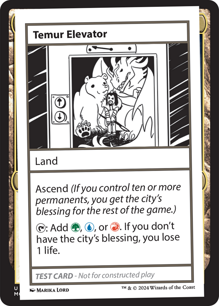 Temur Elevator [Mystery Booster 2 Playtest Cards] - Trinity Hobby
