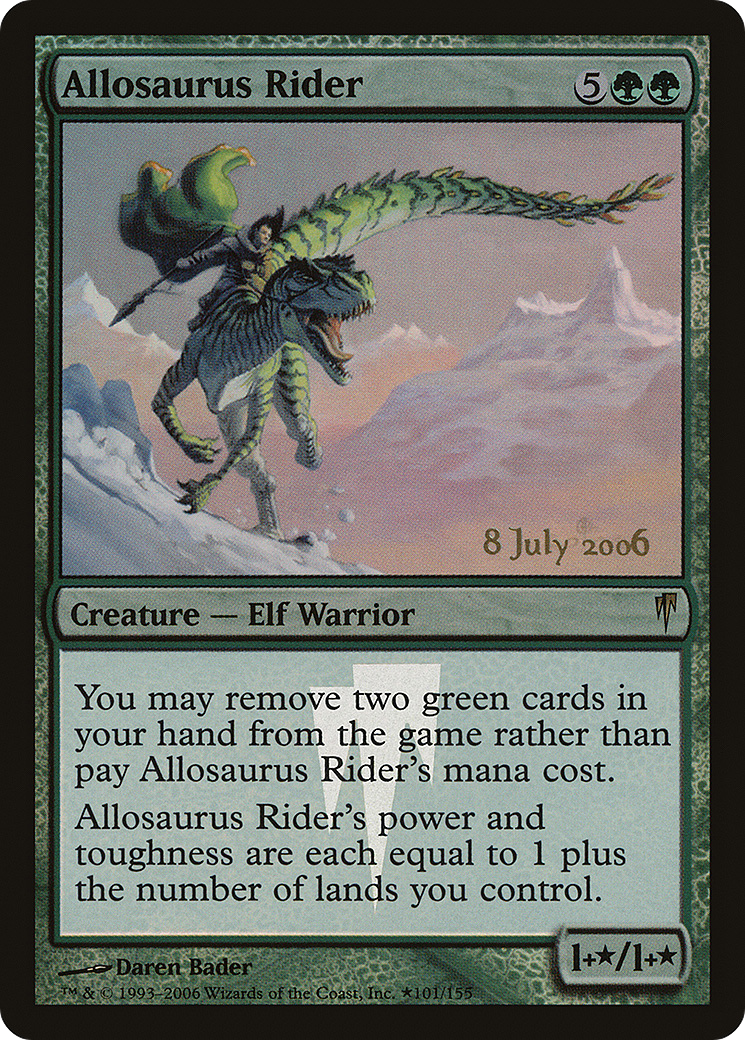 Allosaurus Rider [Coldsnap Promos] - Trinity Hobby