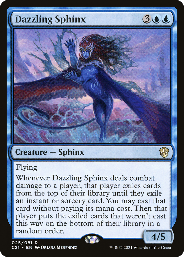 Dazzling Sphinx [Commander 2021] - Trinity Hobby