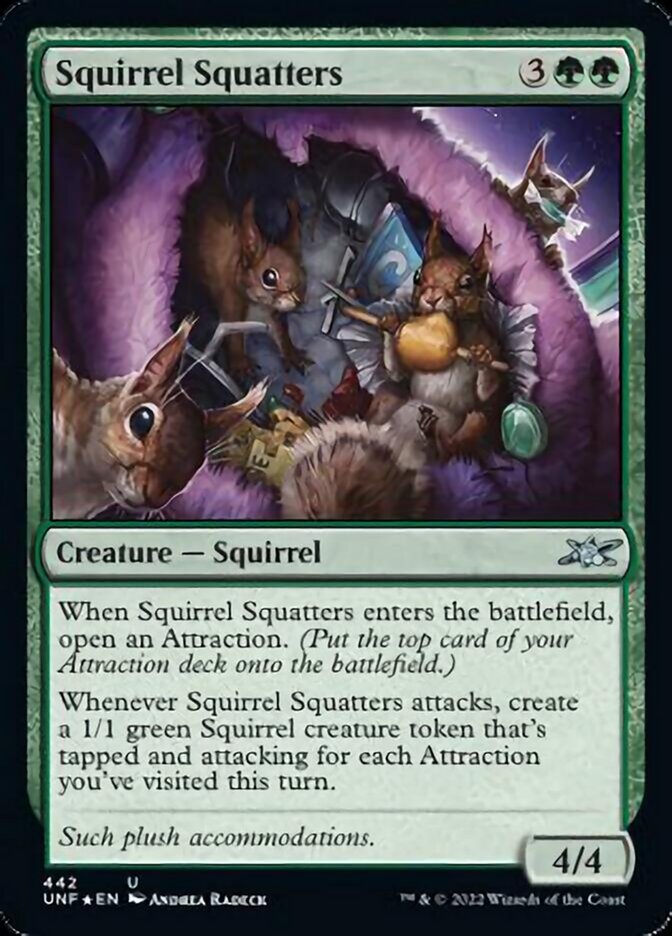Squirrel Squatters (Galaxy Foil) [Unfinity] - Trinity Hobby