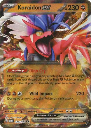 Koraidon ex (125/198) [Scarlet & Violet: Base Set] - Trinity Hobby