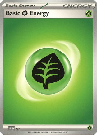 Grass Energy (001) [Scarlet & Violet: Base Set] - Trinity Hobby