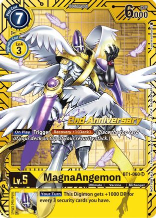 MagnaAngemon [BT1-060] (2nd Anniversary Card Set) [Release Special Booster Promos] - Trinity Hobby