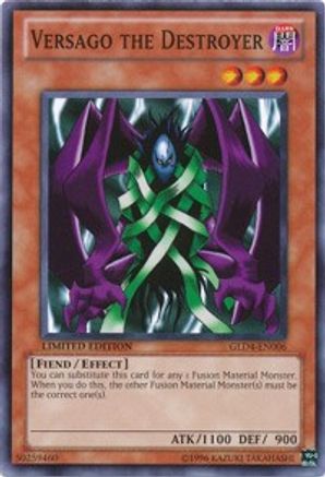 Versago the Destroyer [GLD4-EN006] Common - Trinity Hobby