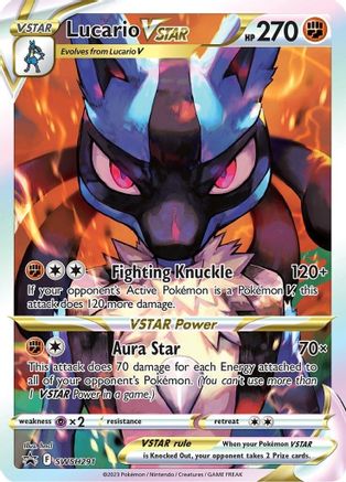 Lucario VSTAR (SWSH291) [Sword & Shield: Black Star Promos] - Trinity Hobby