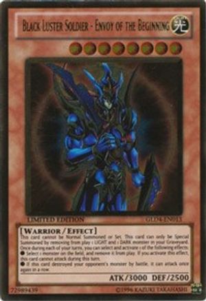 Black Luster Soldier - Envoy of the Beginning [GLD4-EN013] Gold Rare - Trinity Hobby