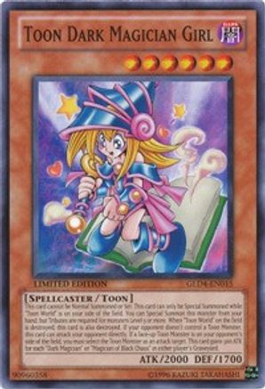 Toon Dark Magician Girl [GLD4-EN015] Common - Trinity Hobby