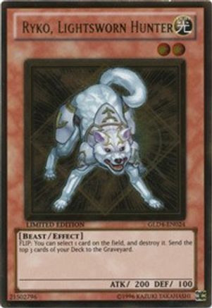 Ryko, Lightsworn Hunter [GLD4-EN024] Gold Rare - Trinity Hobby