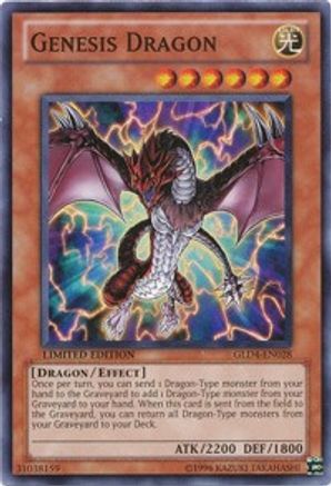 Genesis Dragon [GLD4-EN028] Common - Trinity Hobby