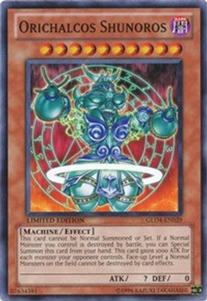 Orichalcos Shunoros [GLD4-EN029] Common - Trinity Hobby