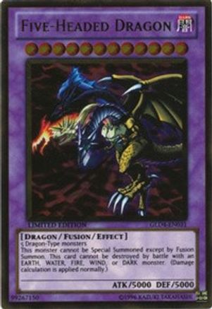 Five-Headed Dragon [GLD4-EN031] Gold Rare - Trinity Hobby