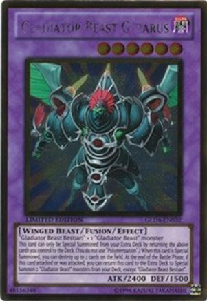 Gladiator Beast Gyzarus [GLD4-EN032] Gold Rare - Trinity Hobby