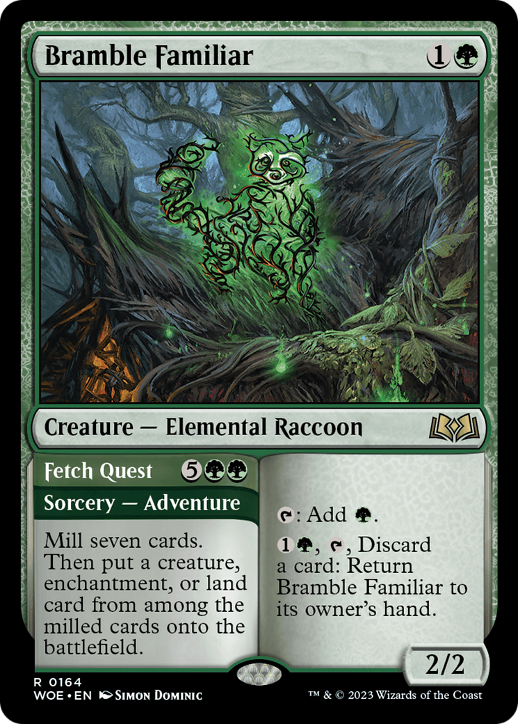 Bramble Familiar // Fetch Quest [Wilds of Eldraine] - Trinity Hobby