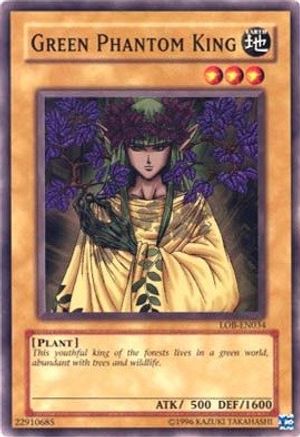 Green Phantom King [LOB-EN034] - Legend of Blue Eyes White Dragon (Worldwide English) Unlimited - Common / Short Print - Trinity Hobby