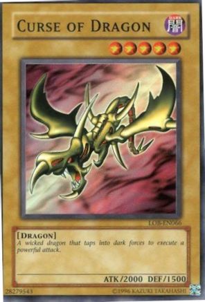 Curse of Dragon [LOB-EN066] - Legend of Blue Eyes White Dragon (Worldwide English) Unlimited - Super Rare - Trinity Hobby
