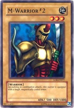 M-Warrior #2 [LOB-EN077] - Legend of Blue Eyes White Dragon (Worldwide English) Unlimited - Common / Short Print - Trinity Hobby