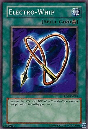 Electro-Whip [LOB-EN093] - Legend of Blue Eyes White Dragon (Worldwide English) Unlimited - Common / Short Print - Trinity Hobby