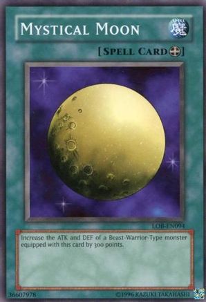 Mystical Moon [LOB-EN094] - Legend of Blue Eyes White Dragon (Worldwide English) Unlimited - Common / Short Print - Trinity Hobby