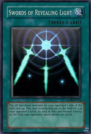 Swords of Revealing Light [LOB-EN101] - Legend of Blue Eyes White Dragon (Worldwide English) Unlimited - Super Rare - Trinity Hobby