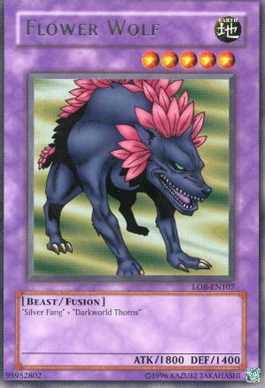 Flower Wolf [LOB-EN107] - Legend of Blue Eyes White Dragon (Worldwide English) Unlimited - Rare - Trinity Hobby