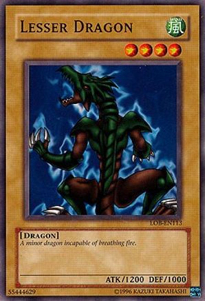 Lesser Dragon [LOB-EN113] - Legend of Blue Eyes White Dragon (Worldwide English) Unlimited - Common / Short Print - Trinity Hobby