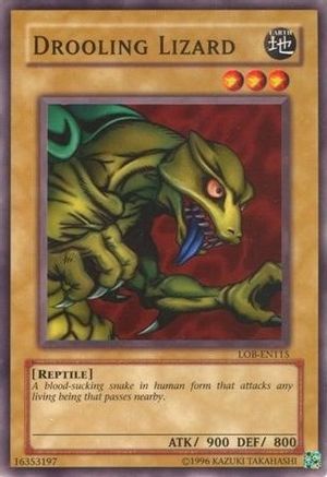 Drooling Lizard [LOB-EN115] - Legend of Blue Eyes White Dragon (Worldwide English) Unlimited - Common / Short Print - Trinity Hobby