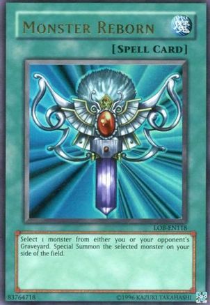 Monster Reborn [LOB-EN118] Ultra Rare - Trinity Hobby
