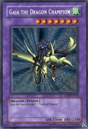 Gaia the Dragon Champion [LOB-EN125] Secret Rare - Trinity Hobby