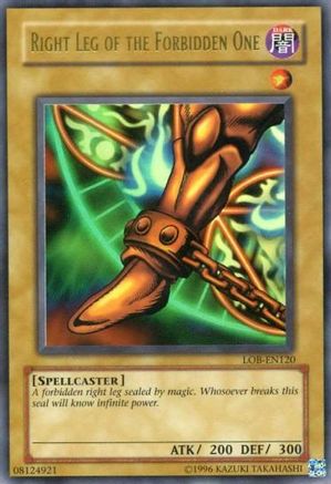 Right Leg of the Forbidden One [LOB-EN120] Ultra Rare - Trinity Hobby