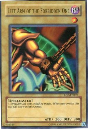 Left Arm of the Forbidden One [LOB-EN123] Ultra Rare - Trinity Hobby