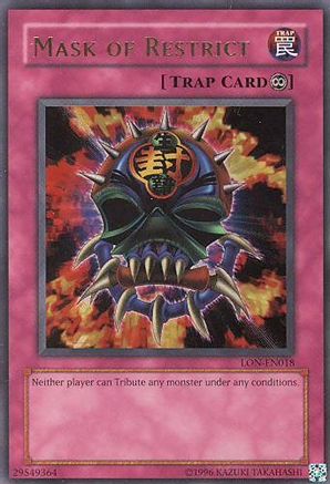 Mask of Restrict [LON-EN018] Ultra Rare - Trinity Hobby