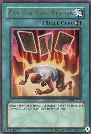 Card of Safe Return [LON-EN029] Ultra Rare - Trinity Hobby