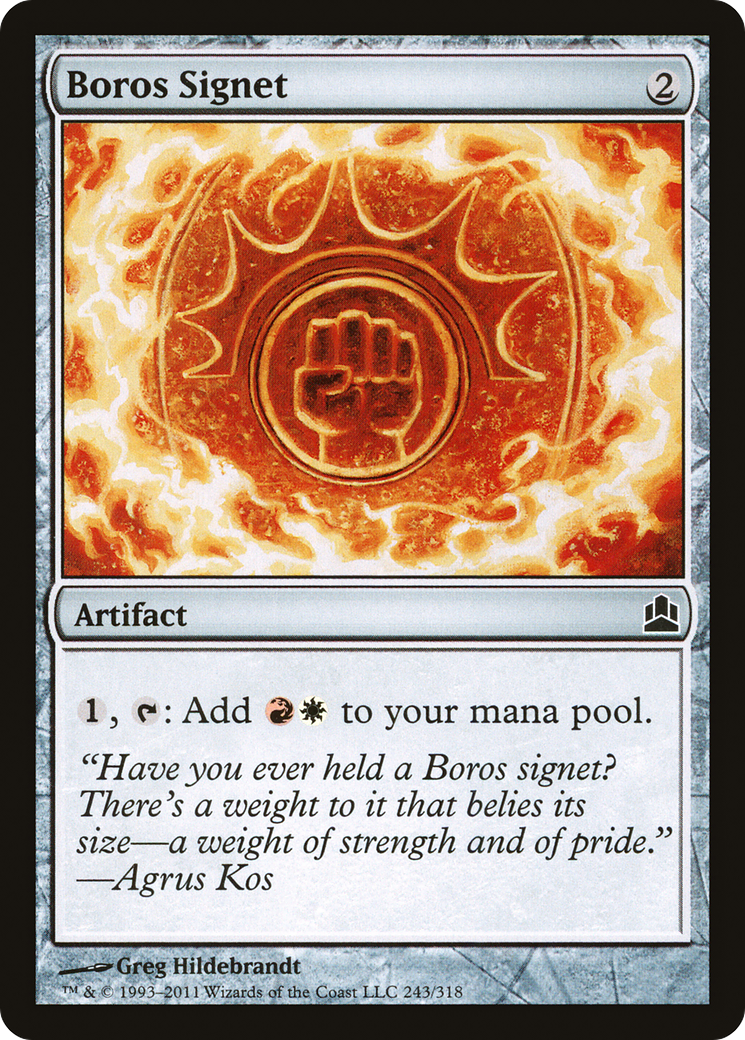 Boros Signet [Commander 2011] - Trinity Hobby