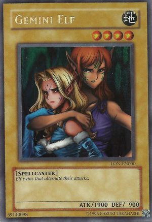 Gemini Elf [LON-EN000] Secret Rare - Trinity Hobby