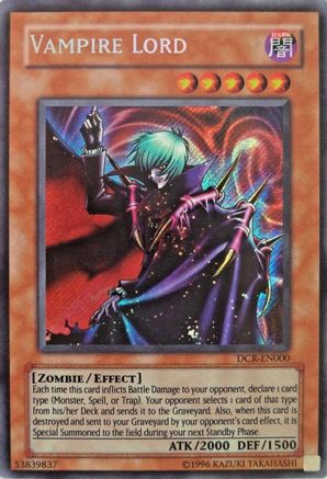 Vampire Lord [DCR-EN000] Secret Rare - Trinity Hobby